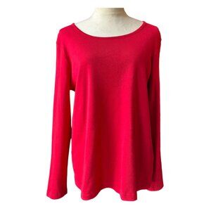White Stag Red Long Sleeve Blouse (802-4)